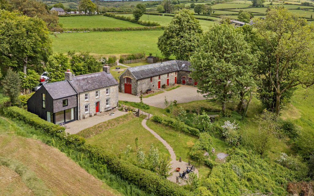 cambrian-cottages-aerial-view